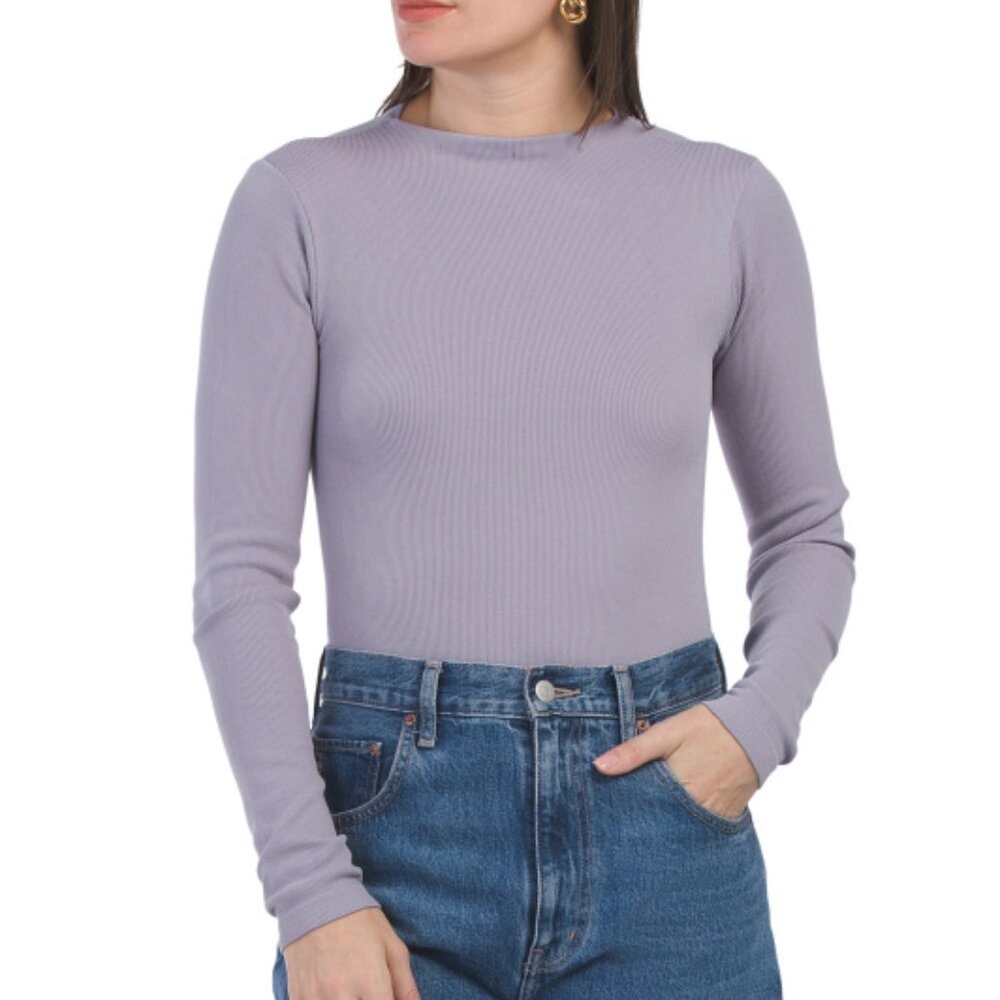 Zara Open Back Ribbed Bodysuit - Picture 4 of 8